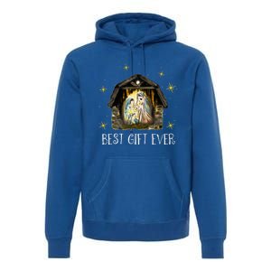 Best Ever Christmas Cool Jesus Nativity Scene Christian  Premium Hoodie