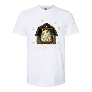 Best Ever Christmas Cool Jesus Nativity Scene Christian  Softstyle CVC T-Shirt