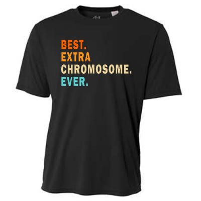 Best Extra Chromosome Ever Down Syndrome Awareness Cooling Performance Crew T-Shirt