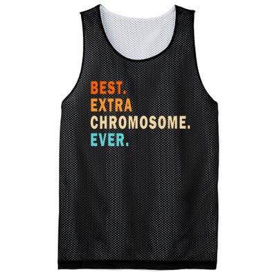 Best Extra Chromosome Ever Down Syndrome Awareness Mesh Reversible Basketball Jersey Tank