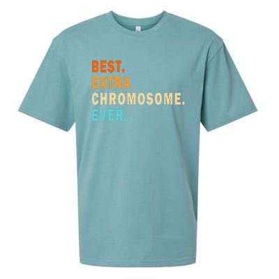 Best Extra Chromosome Ever Down Syndrome Awareness Sueded Cloud Jersey T-Shirt