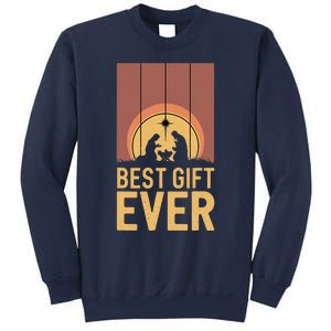 Bestgift Ever Christmas Cool Jesus Nativity Scene Christian Sweatshirt