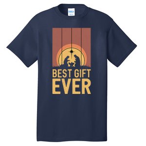 Bestgift Ever Christmas Cool Jesus Nativity Scene Christian Tall T-Shirt