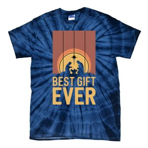 Bestgift Ever Christmas Cool Jesus Nativity Scene Christian Tie-Dye T-Shirt