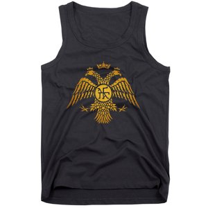 Byzantine Empire Constantinople Double Headed Eagle Tank Top