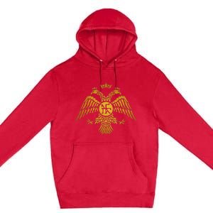 Byzantine Empire Constantinople Double Headed Eagle Premium Pullover Hoodie