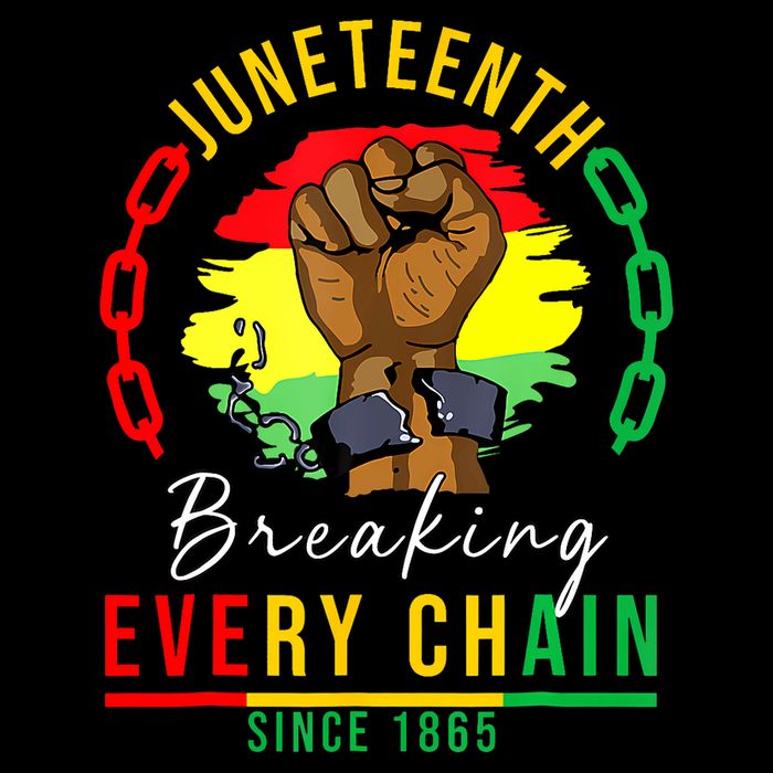Breaking Every Chain Since 1865 Juneteenth Freedom 7-Panel Snapback Hat