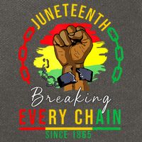 Breaking Every Chain Since 1865 Juneteenth Freedom Cotton Canvas Backpack