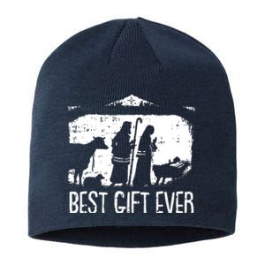 Best Ever Christmas Cool Jesus Nativity Scene Christian Sustainable Beanie