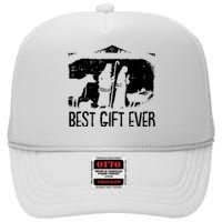 Best Ever Christmas Cool Jesus Nativity Scene Christian High Crown Mesh Back Trucker Hat