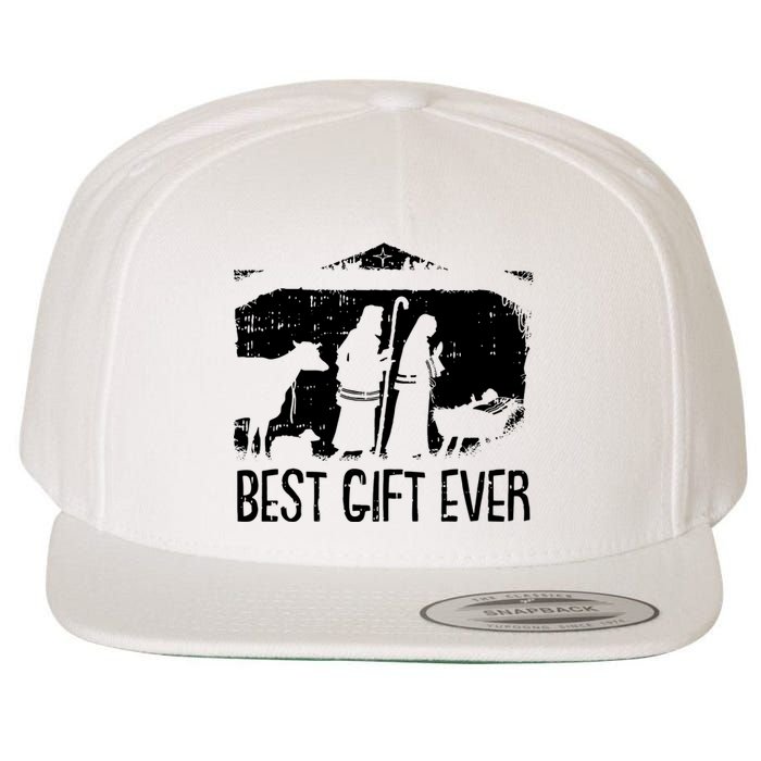 Best Ever Christmas Cool Jesus Nativity Scene Christian Wool Snapback Cap