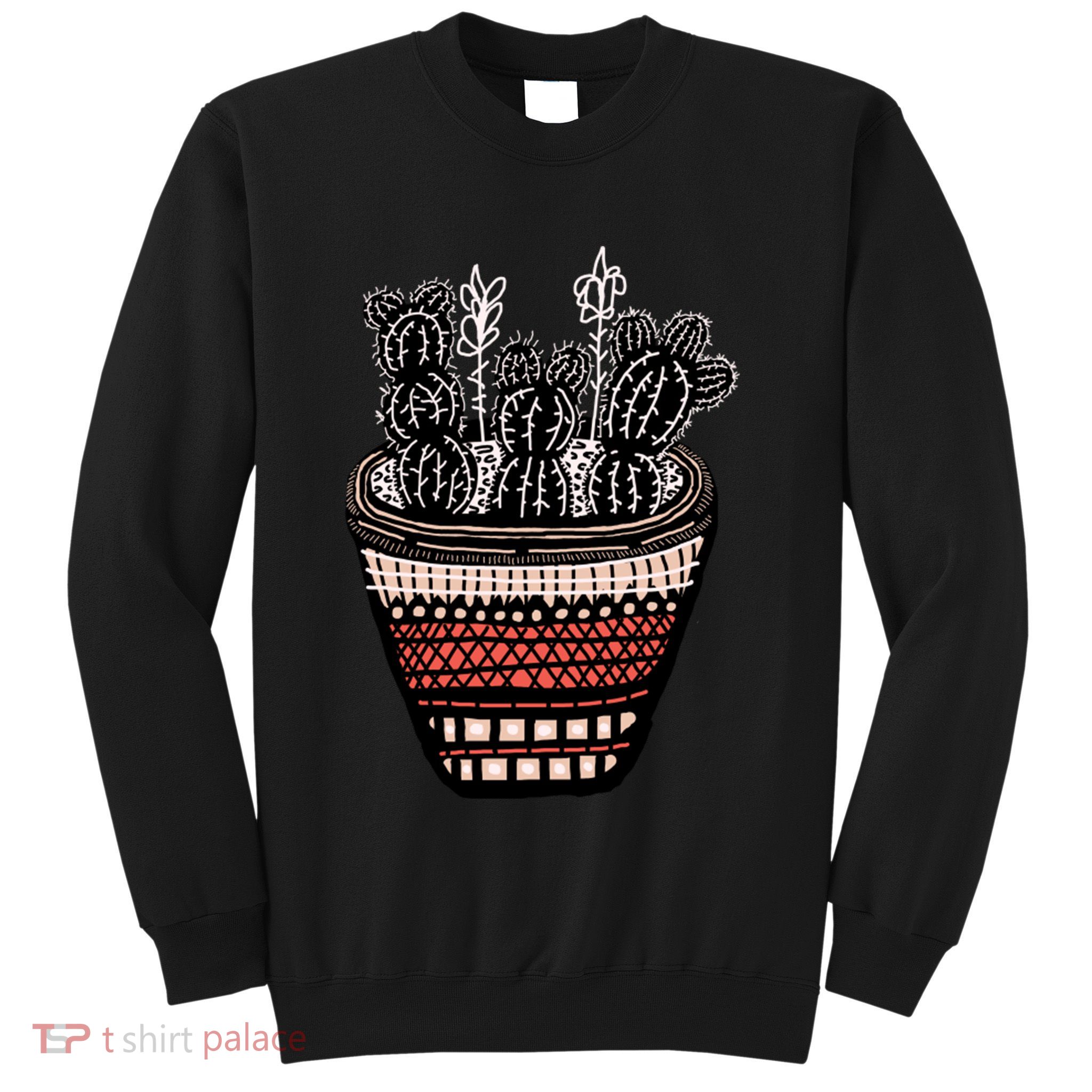 Bunny Ear Cacti Art Sweatshirt
