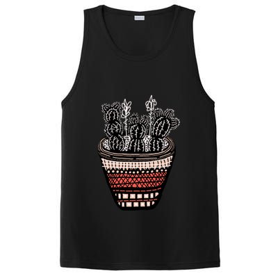 Bunny Ear Cacti Art PosiCharge Competitor Tank