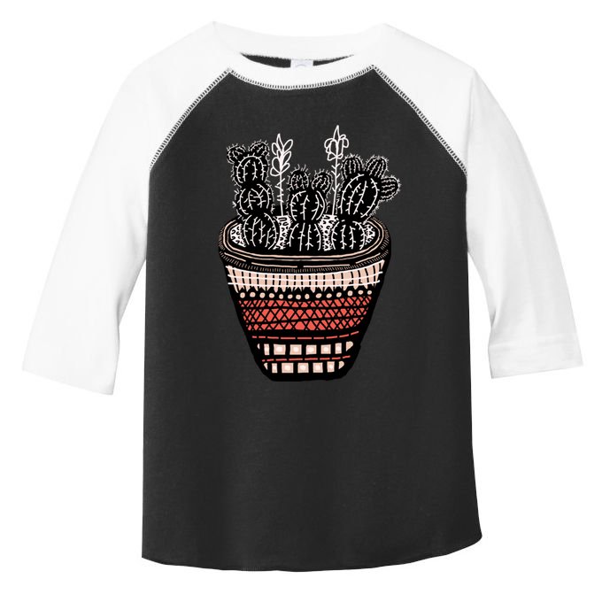Bunny Ear Cacti Art Toddler Fine Jersey T-Shirt