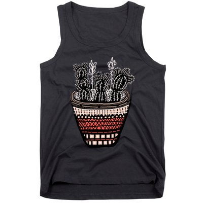 Bunny Ear Cacti Art Tank Top