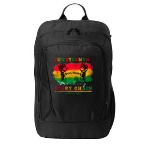 Breaking Every Chain Since 1865 Women Juneteenth Freedom City Backpack