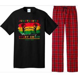 Breaking Every Chain Since 1865 Women Juneteenth Freedom Pajama Set