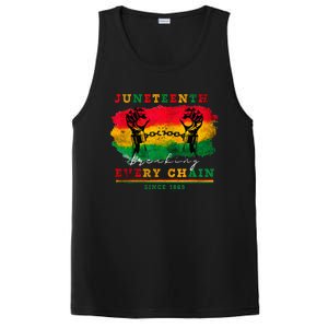 Breaking Every Chain Since 1865 Women Juneteenth Freedom PosiCharge Competitor Tank