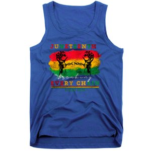 Breaking Every Chain Since 1865 Women Juneteenth Freedom Tank Top