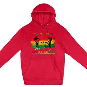 Breaking Every Chain Since 1865 Women Juneteenth Freedom Premium Pullover Hoodie