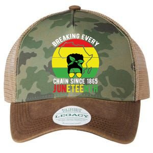 Breaking Every Chain Since 1865 Junenth Black History Gift Legacy Tie Dye Trucker Hat