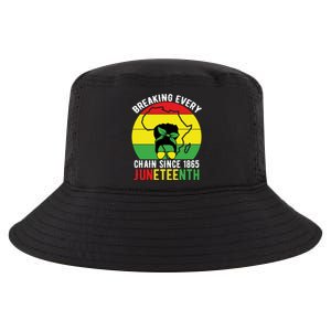 Breaking Every Chain Since 1865 Junenth Black History Gift Cool Comfort Performance Bucket Hat