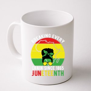 Breaking Every Chain Since 1865 Junenth Black History Gift Coffee Mug