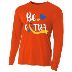 Be Extra Cute T21 World Down Syndrome Cooling Performance Long Sleeve Crew