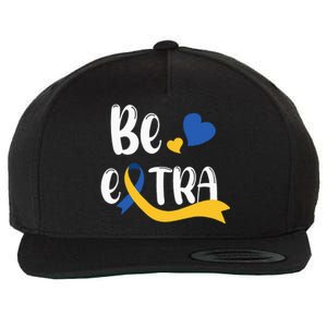 Be Extra Cute T21 World Down Syndrome Wool Snapback Cap