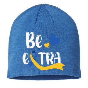 Be Extra Cute T21 World Down Syndrome Sustainable Beanie