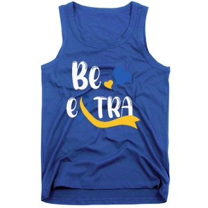 Be Extra Cute T21 World Down Syndrome Tank Top