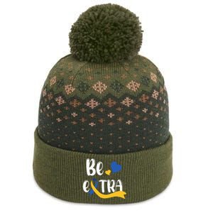 Be Extra Cute T21 World Down Syndrome The Baniff Cuffed Pom Beanie