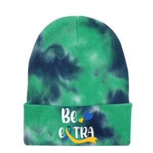 Be Extra Cute T21 World Down Syndrome Tie Dye 12in Knit Beanie