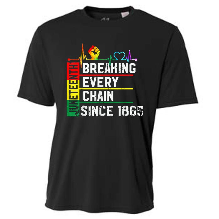 Breaking Every Chain Since 1865 Juneteenth Black History Cooling Performance Crew T-Shirt