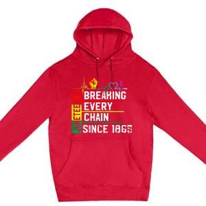 Breaking Every Chain Since 1865 Juneteenth Black History Premium Pullover Hoodie