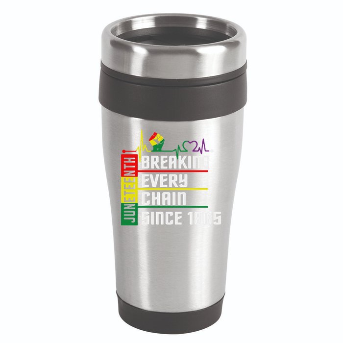 Breaking Every Chain Since 1865, Juneteenth 1865 16oz Travel Tumbler