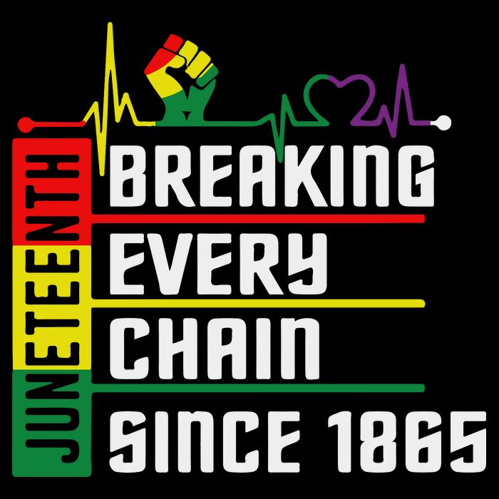 Breaking Every Chain Since 1865, Juneteenth 1865 Tall Sweatshirt