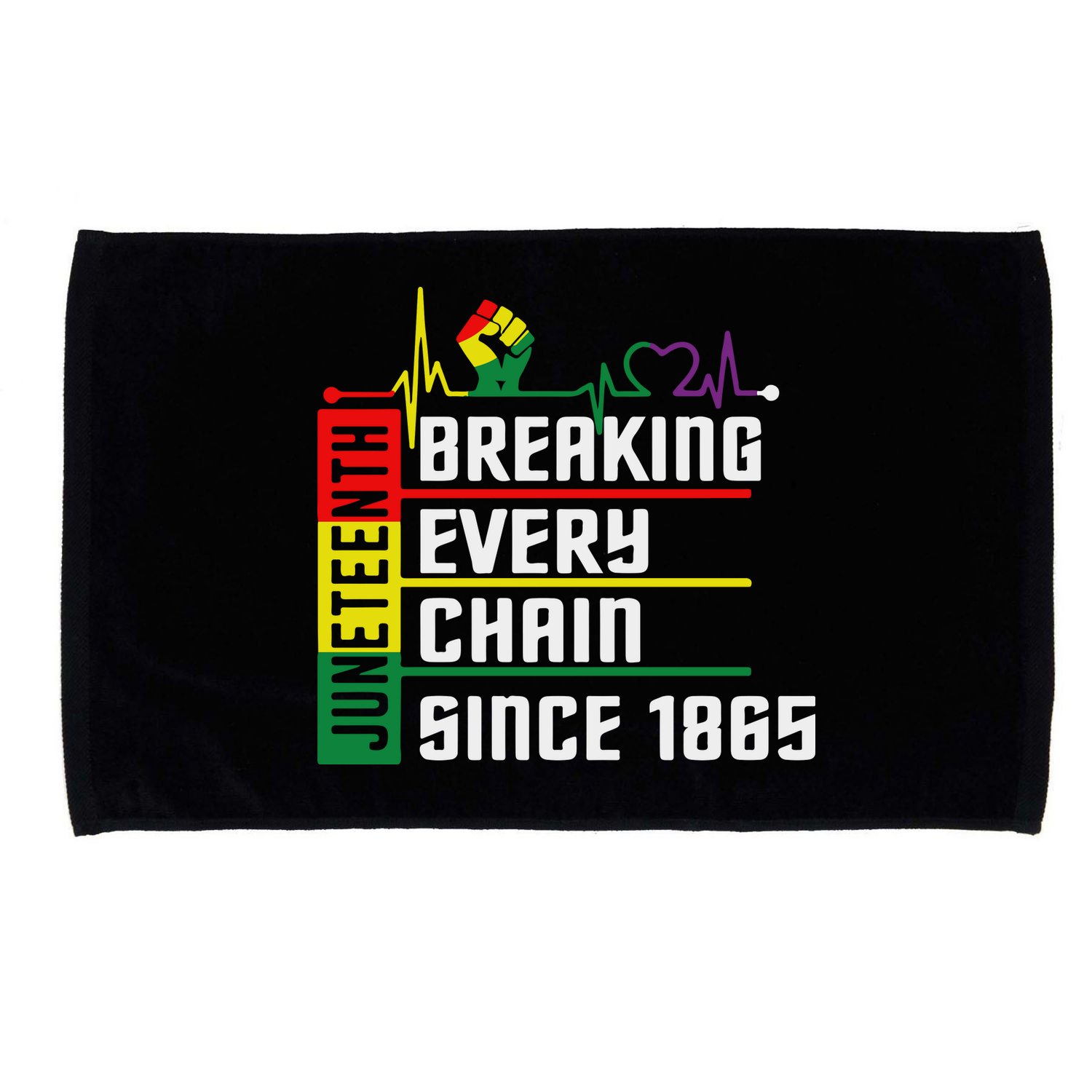 Breaking Every Chain Since 1865, Juneteenth 1865 Microfiber Hand Towel