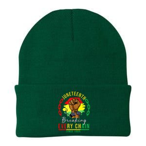 Breaking Every Chain Since 1865 Juneteenth Freedom Knit Cap Winter Beanie