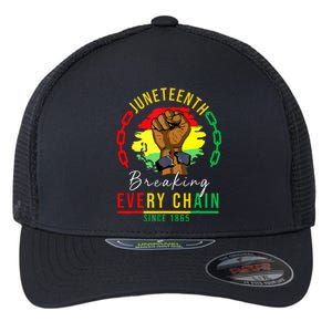 Breaking Every Chain Since 1865 Juneteenth Freedom Flexfit Unipanel Trucker Cap