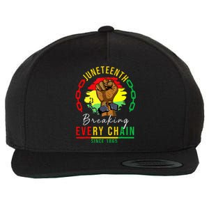 Breaking Every Chain Since 1865 Juneteenth Freedom Wool Snapback Cap