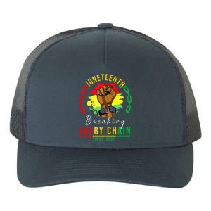 Breaking Every Chain Since 1865 Juneteenth Freedom Yupoong Adult 5-Panel Trucker Hat