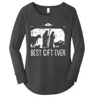 Best Ever Christmas Cool Jesus Nativity Scene Christian Women's Perfect Tri Tunic Long Sleeve Shirt