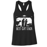 Best Ever Christmas Cool Jesus Nativity Scene Christian Women's Racerback Tank