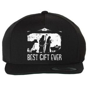 Best Ever Christmas Cool Jesus Nativity Scene Christian Wool Snapback Cap