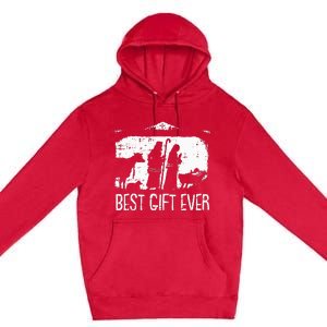 Best Ever Christmas Cool Jesus Nativity Scene Christian Premium Pullover Hoodie