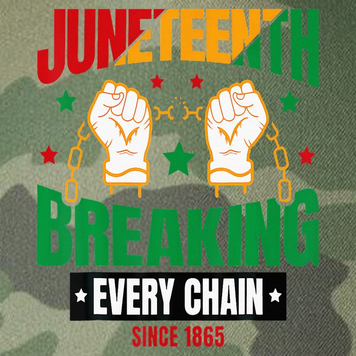 Breaking Every Chain Since 1865 Juneteenth Freedom Legacy Tie Dye Trucker Hat