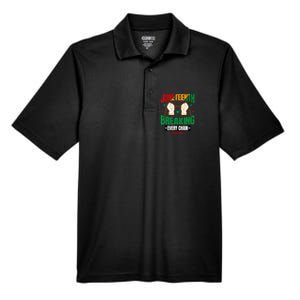 Breaking Every Chain Since 1865 Juneteenth Freedom Men's Origin Performance Pique Polo