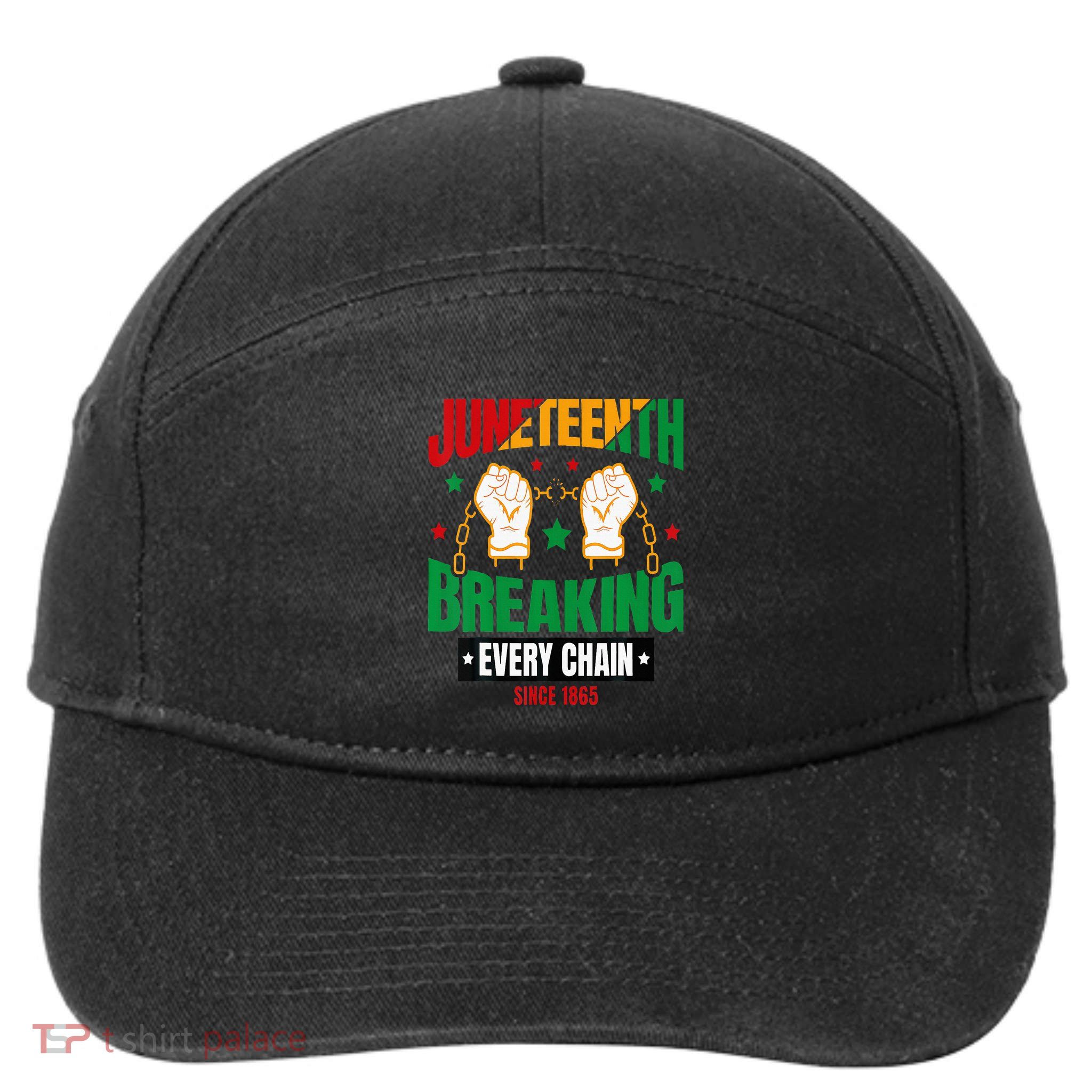 Breaking Every Chain Since 1865 Juneteenth Freedom 7-Panel Snapback Hat