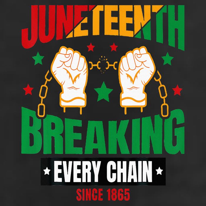 Breaking Every Chain Since 1865 Juneteenth Freedom Adult Drive Performance Visor